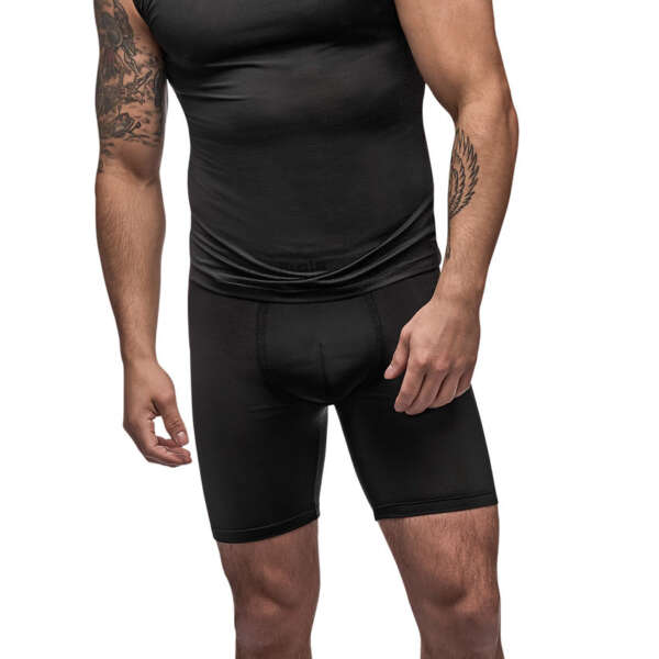 Black Nite Hoodie Tank -  Small - Black