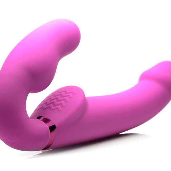 World's 1st Remote Control Inflatable Ergo-Fit Strapless Strap-On