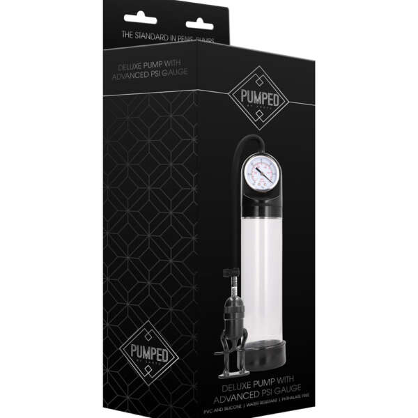 Deluxe Pump With Advanced Psi Gage - Black