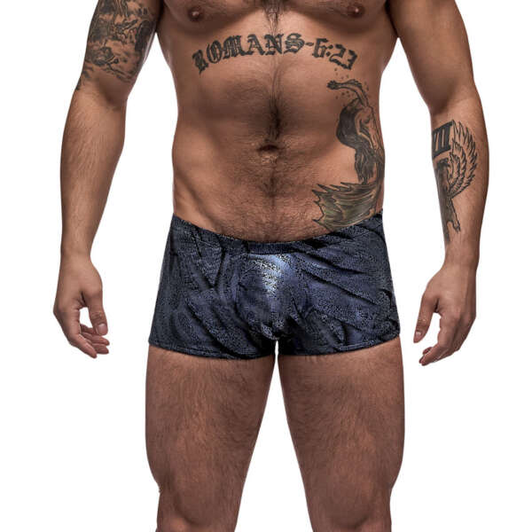Blue Streak Mini Short - Blue - Medium