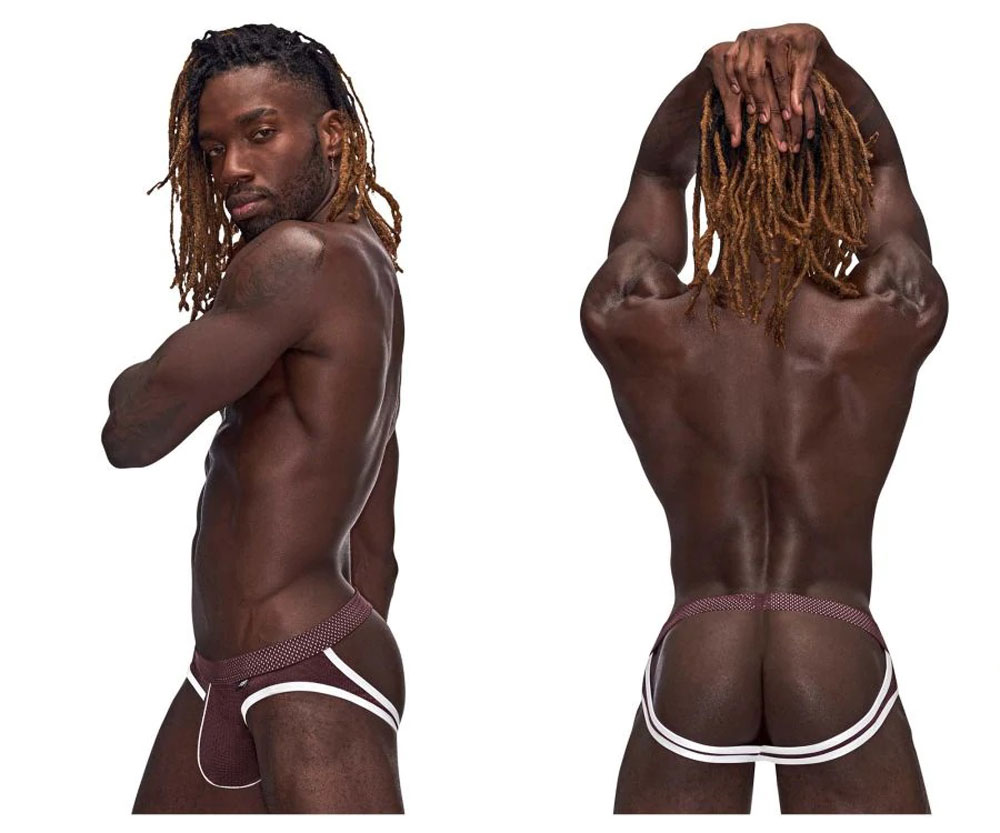 Sport Mesh Sport Jock - Large/x-Large - Burgundy