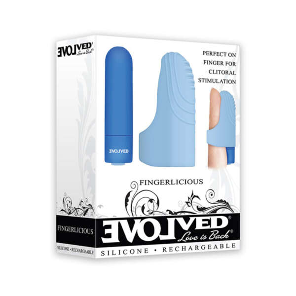 Evolved Fingerlicious Finger Vibe Blu