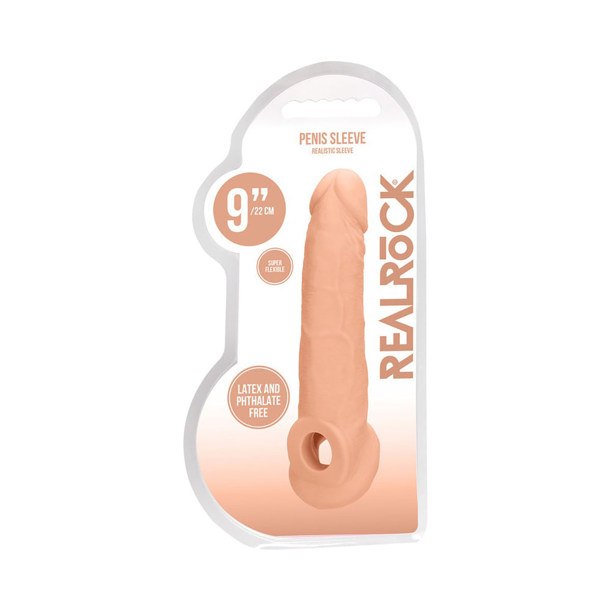 RealRock 9in Penis Extender Sling Beige