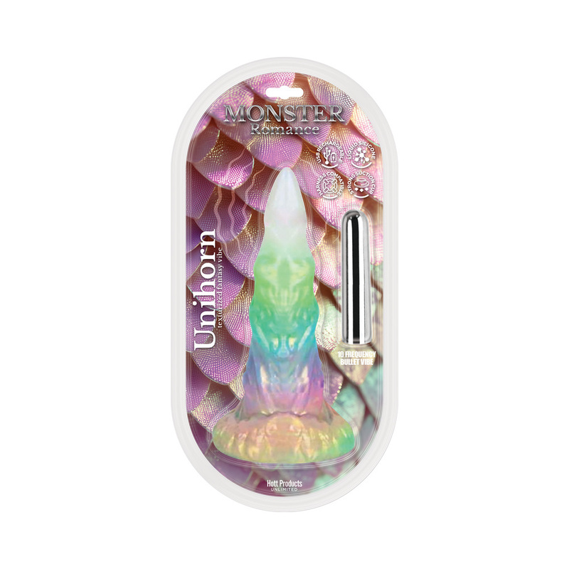Monster Romance Unihorn Dildo W/Bul