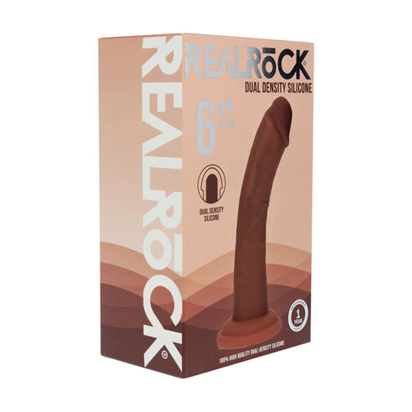 Realrock DualDensity Sil Curve 6in Brown