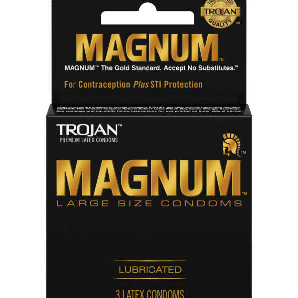 Trojan Magnum Condoms - Box of 3