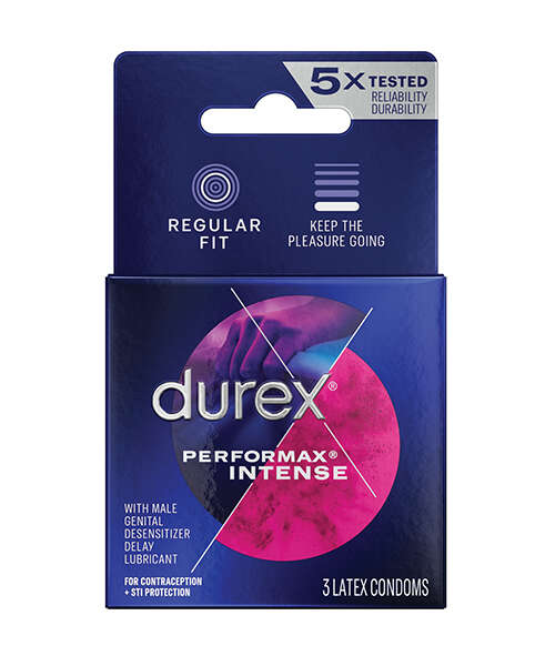 Durex Performance Intense Condoms - Box of 3