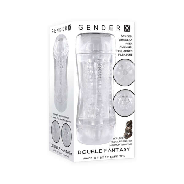 GX DoubleFantasy DualEntry Stroker Clear