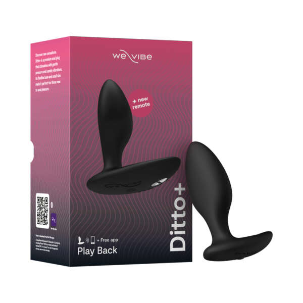 We-Vibe Ditto+ Satin Black NEW