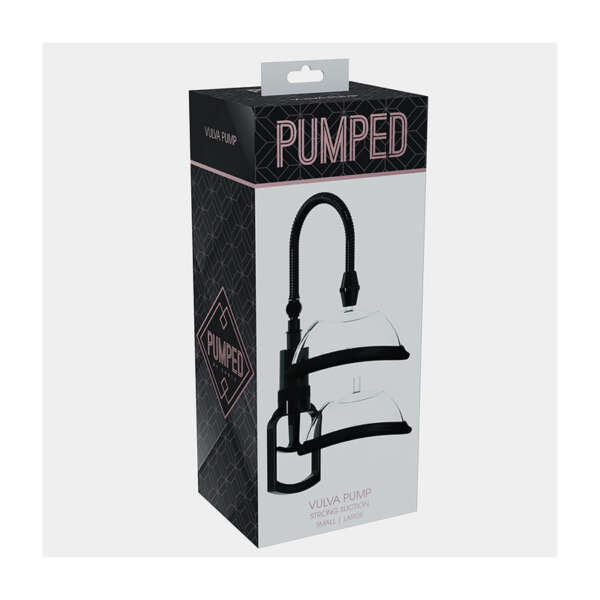 PUMPED Manual Vulva Pump Black