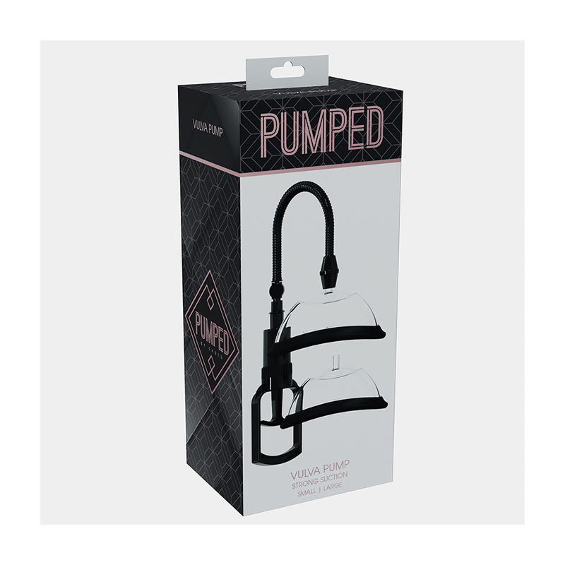 PUMPED Manual Vulva Pump Black