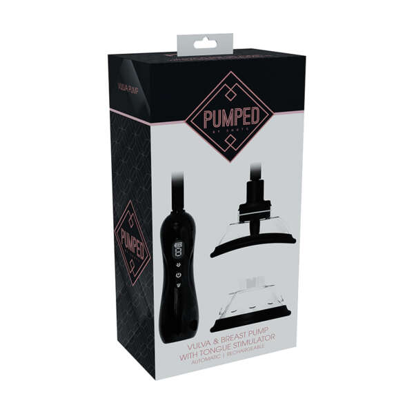PUMPED Auto VulvaBreast Pump Tongue Blk