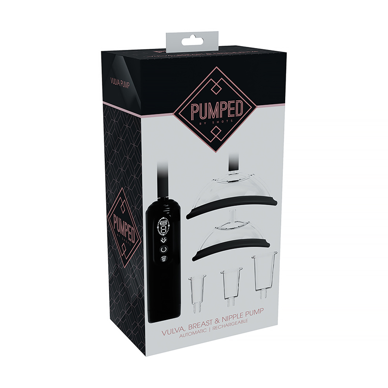PUMPED Auto VulvaBreast & Nippl Pump Blk