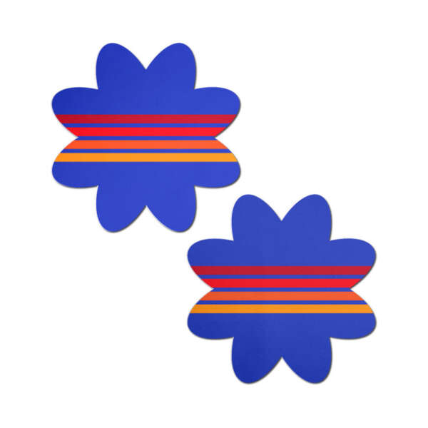 Pastease Vibrant Retro Stripes Blue Past