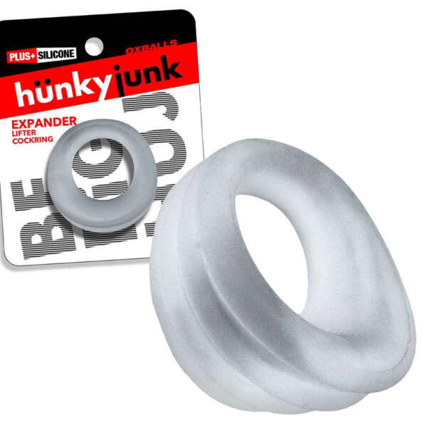 Hunkyjunk Expander Scoop Cockring Clear