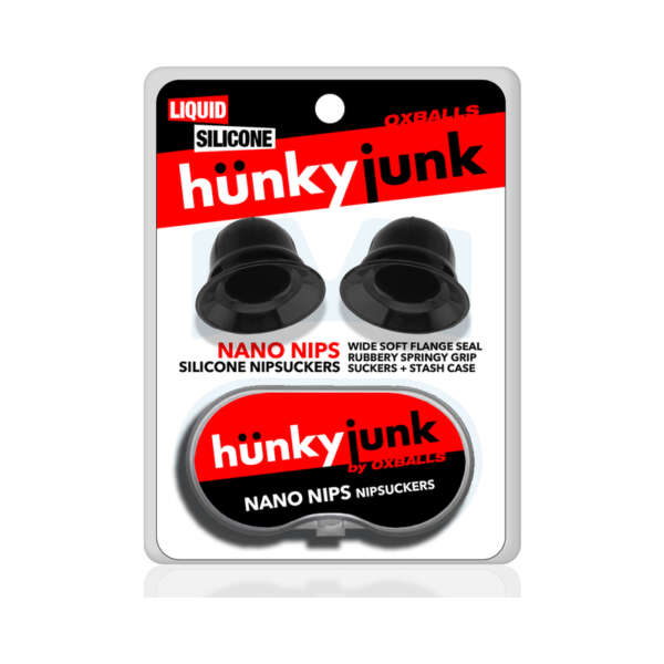 Hunkyjunk Nano Nips Nubs Black Silicone