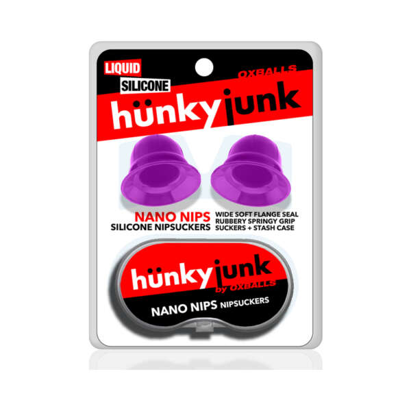 Hunkyjunk Nano Nips Nubs Purple Silicone