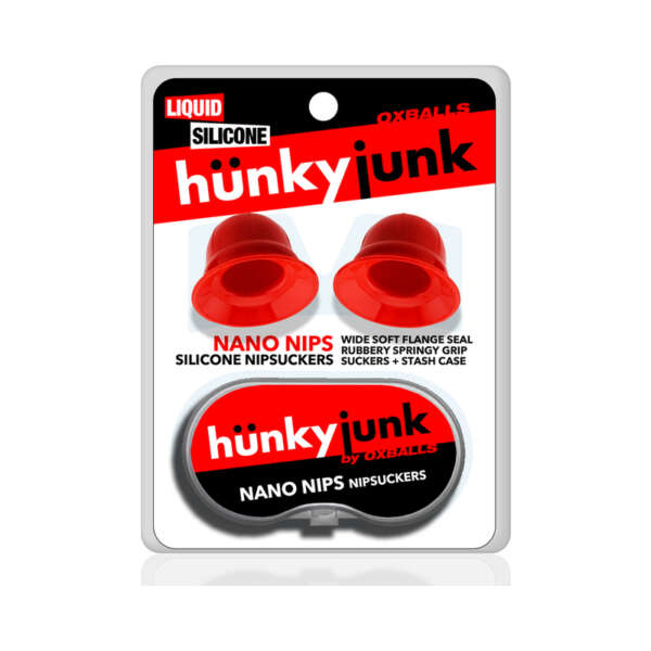 Hunkyjunk Nano Nips Nubs Red Silicone