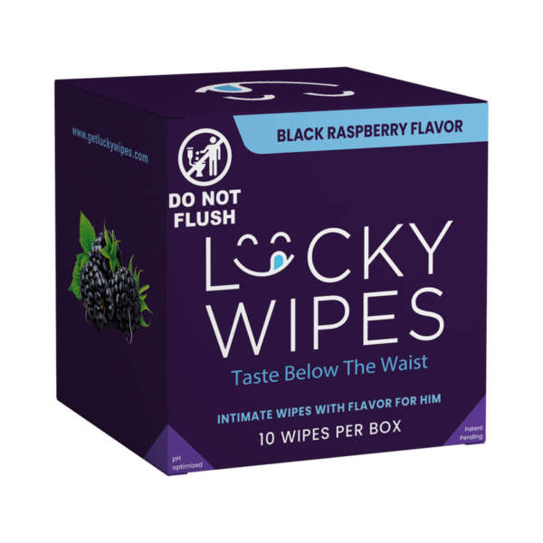 Sweetums Lucky Wipes Black Raspb 10pk