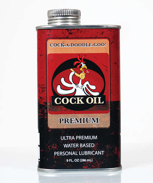 Cock Oil Water Based Lubricant - Metal Can 9 oz