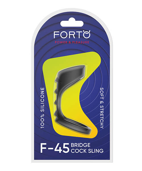 Forto Textured Bridge Cock Sling - Black