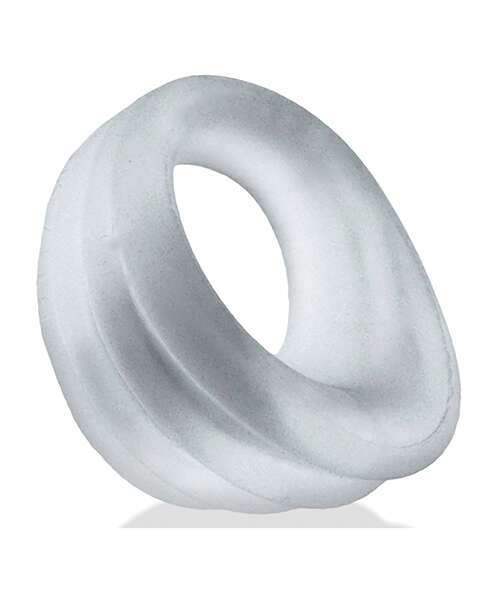 Hunky Junk Expander Slimmer Scoop Cockring - Clear Steam