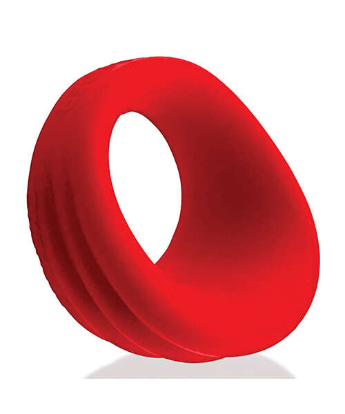 Hunky Junk Expander Slimmer Scoop Cockring - Red Velvet