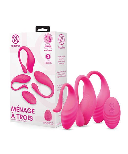 Together Menage A Trois Remote Control Orgy Egg Set