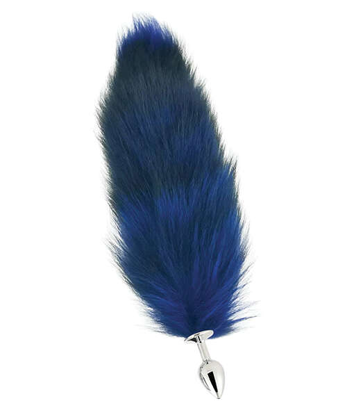 Fox Tail Small Plug - Blue