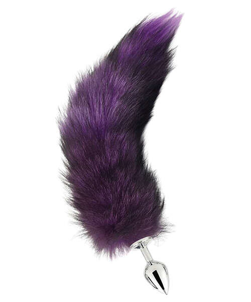 Fox Tail Medium Plug - Purple