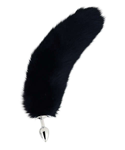 Fox Tail Small Plug - Black