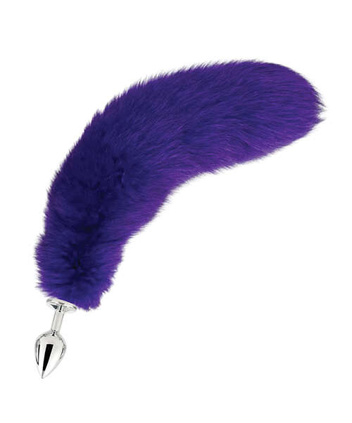 Fox Tail Medium Plug - Bright Purple