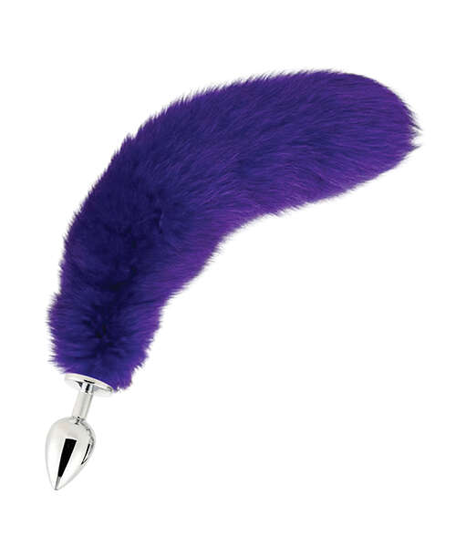 Fox Tail Large Plug - Bright Purple