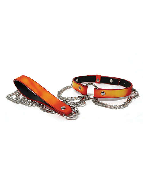Heat Tease Collar - Red//Yellow
